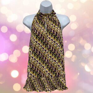 Women's Large Top Keyhole Back With Button Closure Design-Essentials By Miland